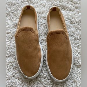 Jenni Kayne Suede Slide Sneaker - Honey - size 37